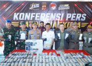 Polres Cirebon Kota Ungkap 23 Kasus Narkoba dan Musnahkan Ribuan Barang Bukti Hasil Operasi Pekat