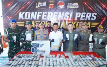Polres Cirebon Kota Ungkap 23 Kasus Narkoba dan Musnahkan Ribuan Barang Bukti Hasil Operasi Pekat