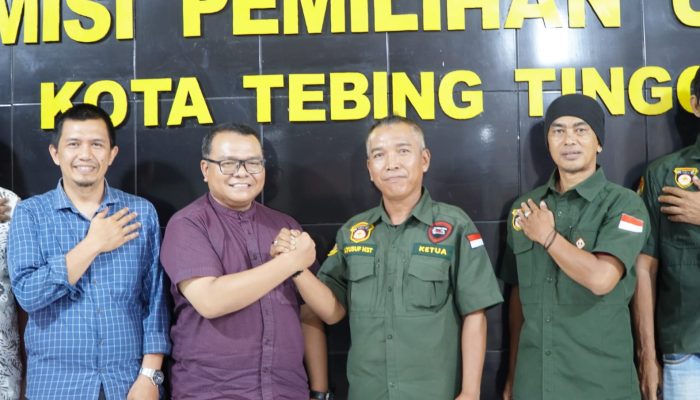 DPC AKPERSI Kota Tebing Tinggi Audiensi Dengan KPU, Perkuat Sinergitas Informasi Publik