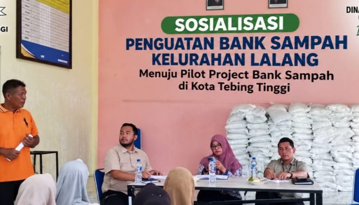 DPRD Tebing Tinggi Dorong Bank Sampah Kelurahan Lalang Jadi Pilot Project