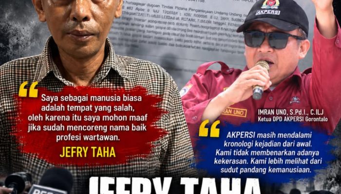 Kasus Dugaan Penganiayaan di RS Siti Khadijah Gorontalo Masuk Ranah Hukum, AKPERSI Dorong Penanganan Berimbang