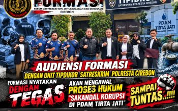 FORMASI Audiensi dengan Satreskrim Polresta Cirebon: Proses Hukum Dugaan Aliran Dana dan Sambungan Ilegal PDAM Tirta Jati Masih Berjalan