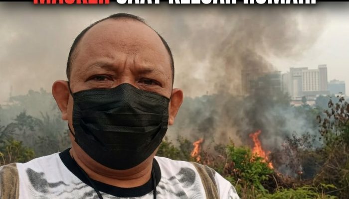 BAHAYA! Kualitas Udara Batam Memburuk Asap Tebal – Ketua LSM KPK-RI Dedek Wahyudi Minta Pemerintah Wajibkan Warga Memakai Masker