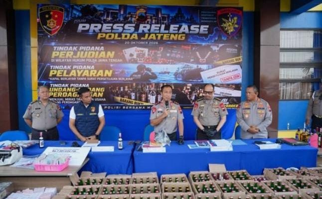 Polda Jateng Bongkar Jaringan Judi Togel Lintas Wilayah, Miliaran Rupiah Rekening Terkait Perjudian Diblokir