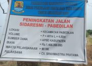Proyek Peningkatan Jalan Sidaresmi-Pabedilan Rp1,46 Miliar Disorot, Diduga Dikerjakan Asal-asalan dan Pekerja Tanpa K3
