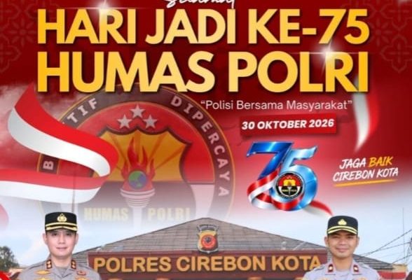Rayakan HUT Ke-75 Humas Polri,Kapolres Cirebon Kota Tekankan Pentingnya “Jembatan Emas”di Era Digital