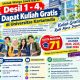 Untuk Warga Jawa Barat Desil 1–4, Dapat Kuliah Gratis di Universitas Kartamulia